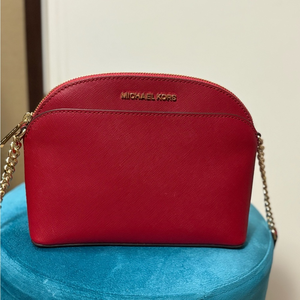 Michael Kors Cherry Red Crossbody Bag